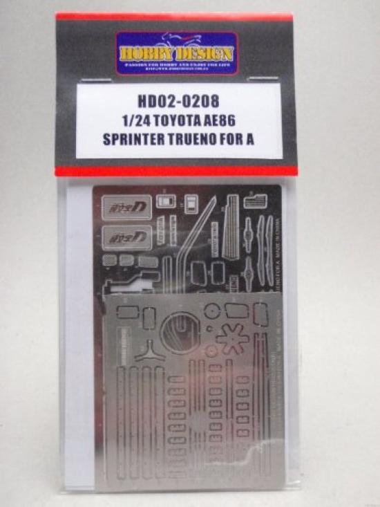 

Aoshima Initial D scale parts for Toyota AE86 Sprinter Trueno 1/24 photo-etched (HD02-0208)