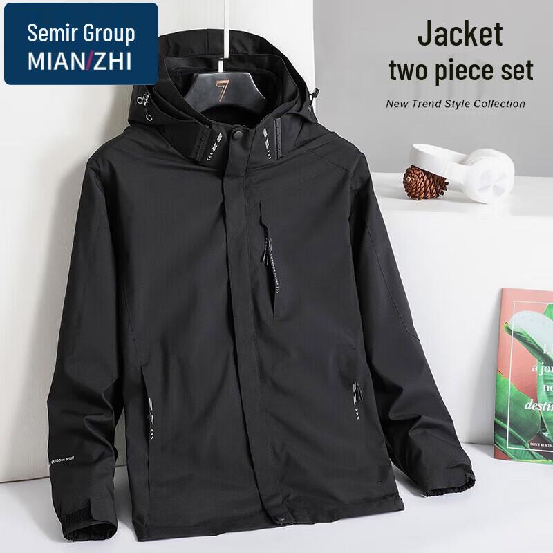 

Men s 3-in-1 Waterproof Windproof Fleece Lined Jacket L