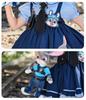 Summer Zootopia Judy Bunny Police Princess Lolita Dress for Little Girls