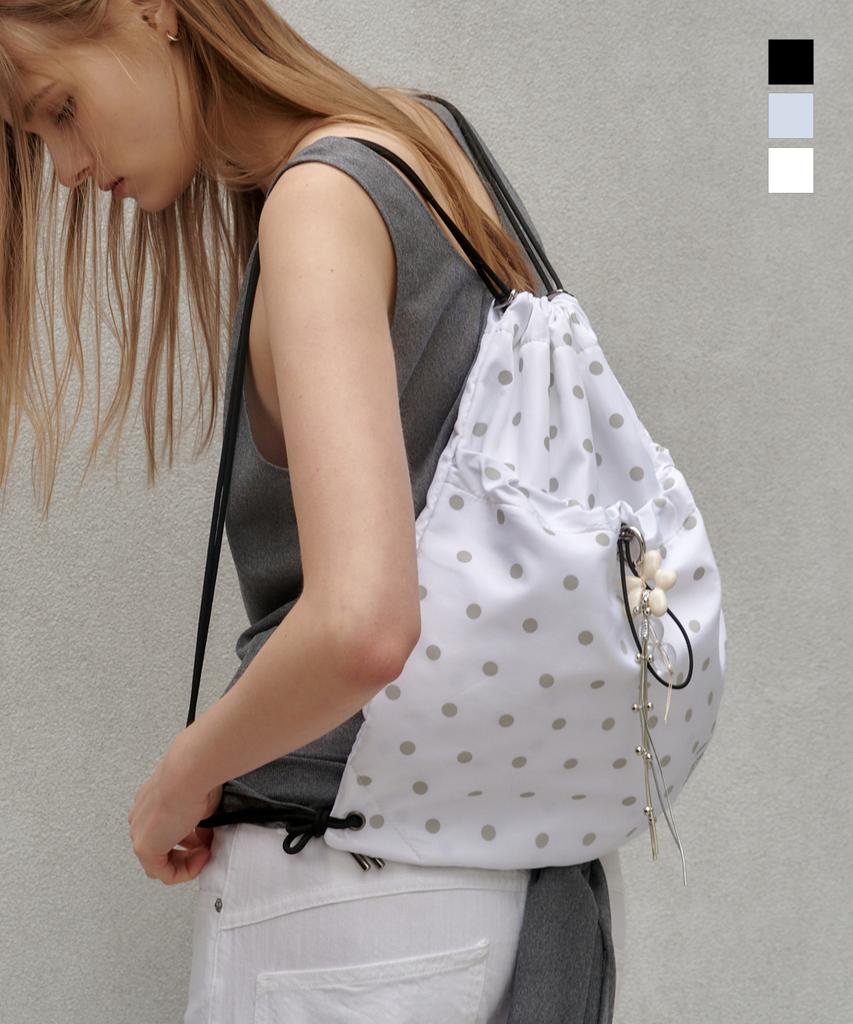 Nuart Studio Dottie Pocket Gym Bag String Bag_3Colors