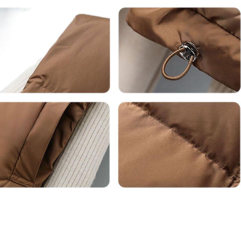 Damen Einfarbig Reißverschlusstasche Ärmellos Stehkragen Lässige Strickjacke Jacke Mode Top