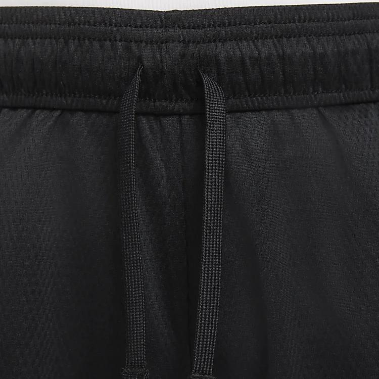 Nike Pure Color Brand Logo Print Elastic Waist Straight Leg Kids Shorts Kids Bottoms Black DM8537-010