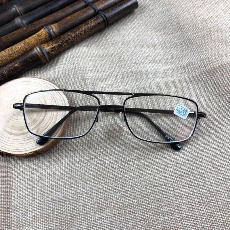 1.0 To 4.0 Presbyopia Glasses Photochromic Double Beam Metal Frame Can Be Used As Sunglasses
