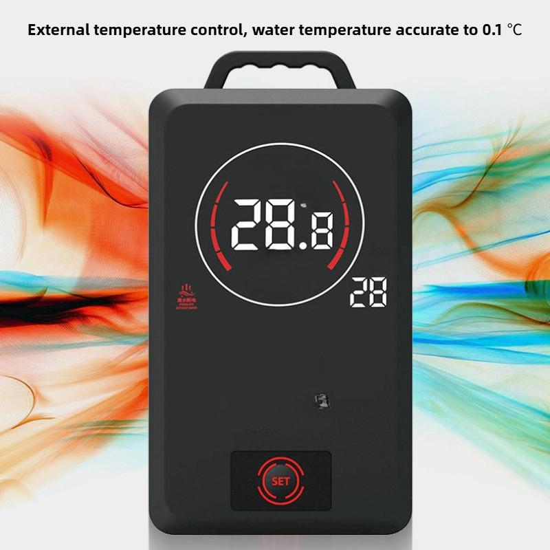 Intelligent Automatic Temperature Control Heating Device Portable PTC Fish Tank Heating Rod Split Type Variable Frequency Heater