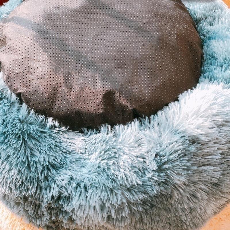 Donut Macaron Cat Dog Beds Sofa , Washable Round Cat Pillow Cushion Pet Bed