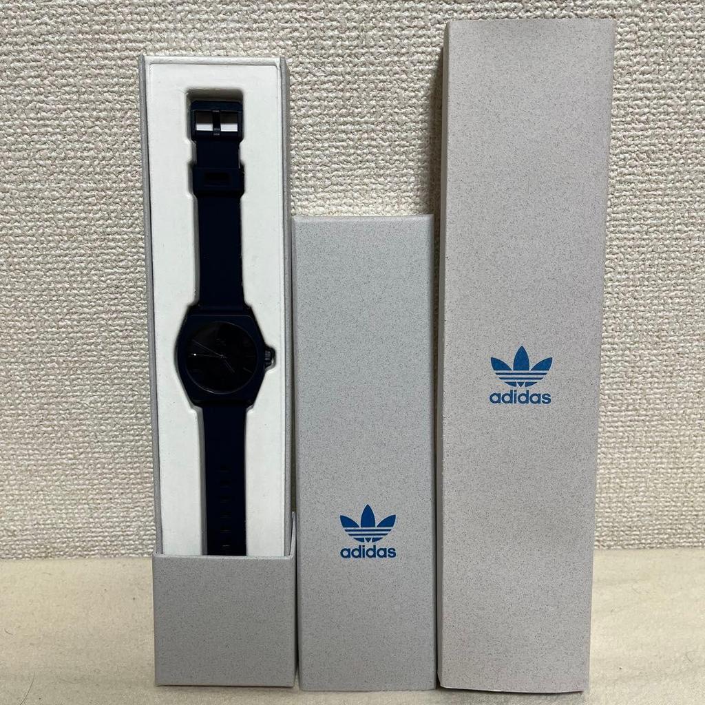 Used Adidas Watch Z102904 Navy