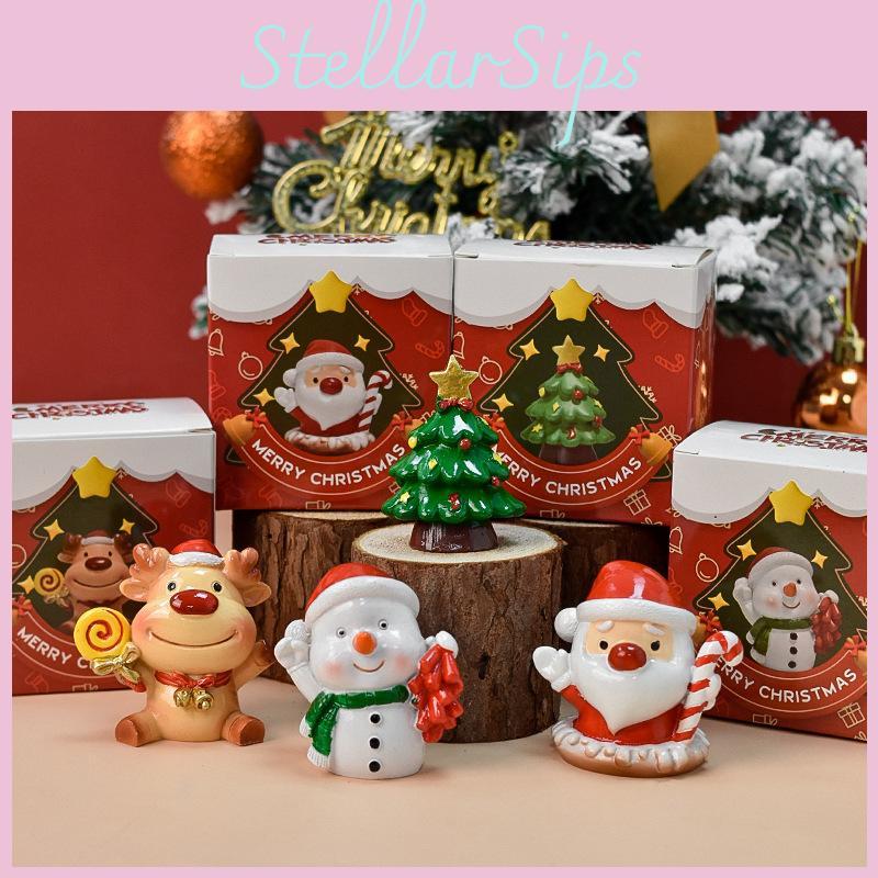Christmas Action Mini Figure Cartoon Model Toy Decoration Doll Children Gift