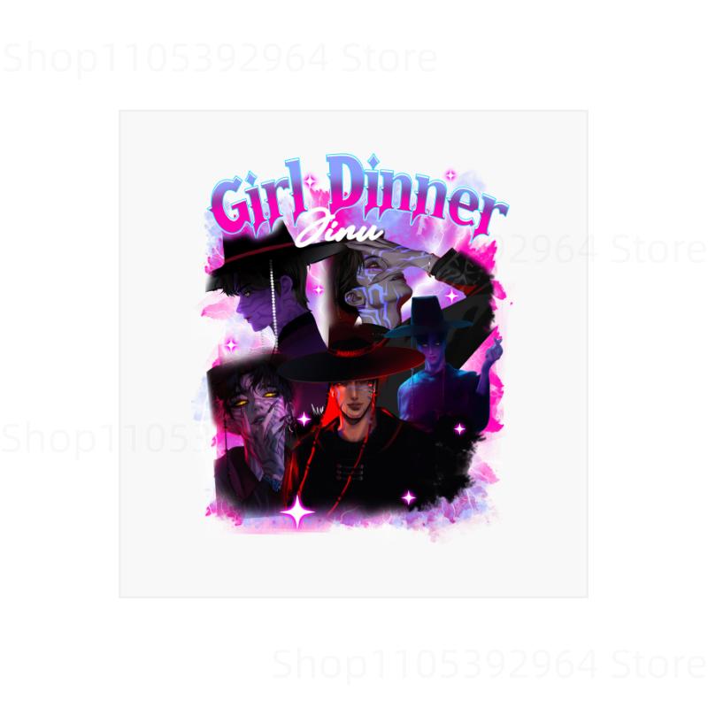 

KPop Demon Hunters Cartoon Stickers Decals DIY Clothes Backpack Decor Birthday Gifts Transfer Applique Hot Thermal Sticker 18-21CM