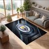 Manchester City Printed Flannel Area Rug Non Slip Soft Polyester Floor Carpet Indoor Decor Mat for Bedroom Living Room Sofa