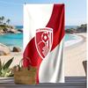 Asciugamano da Spiaggia con Stampa del Bournemouth Football Club, Asciugamano Grande Morbido Asciugatura Rapida per Spiaggia Campeggio Nuoto