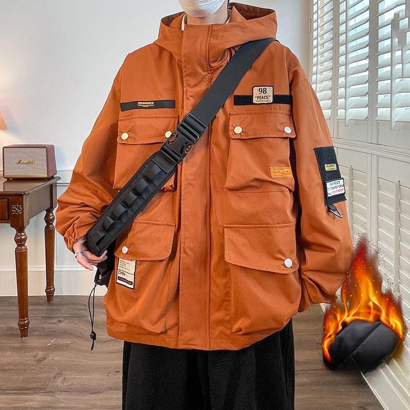 

Утолщенная мужская куртка Workwear, мужская весна и осень, новый тренд, куртка Plus Fat Plus Size Fat 8XL