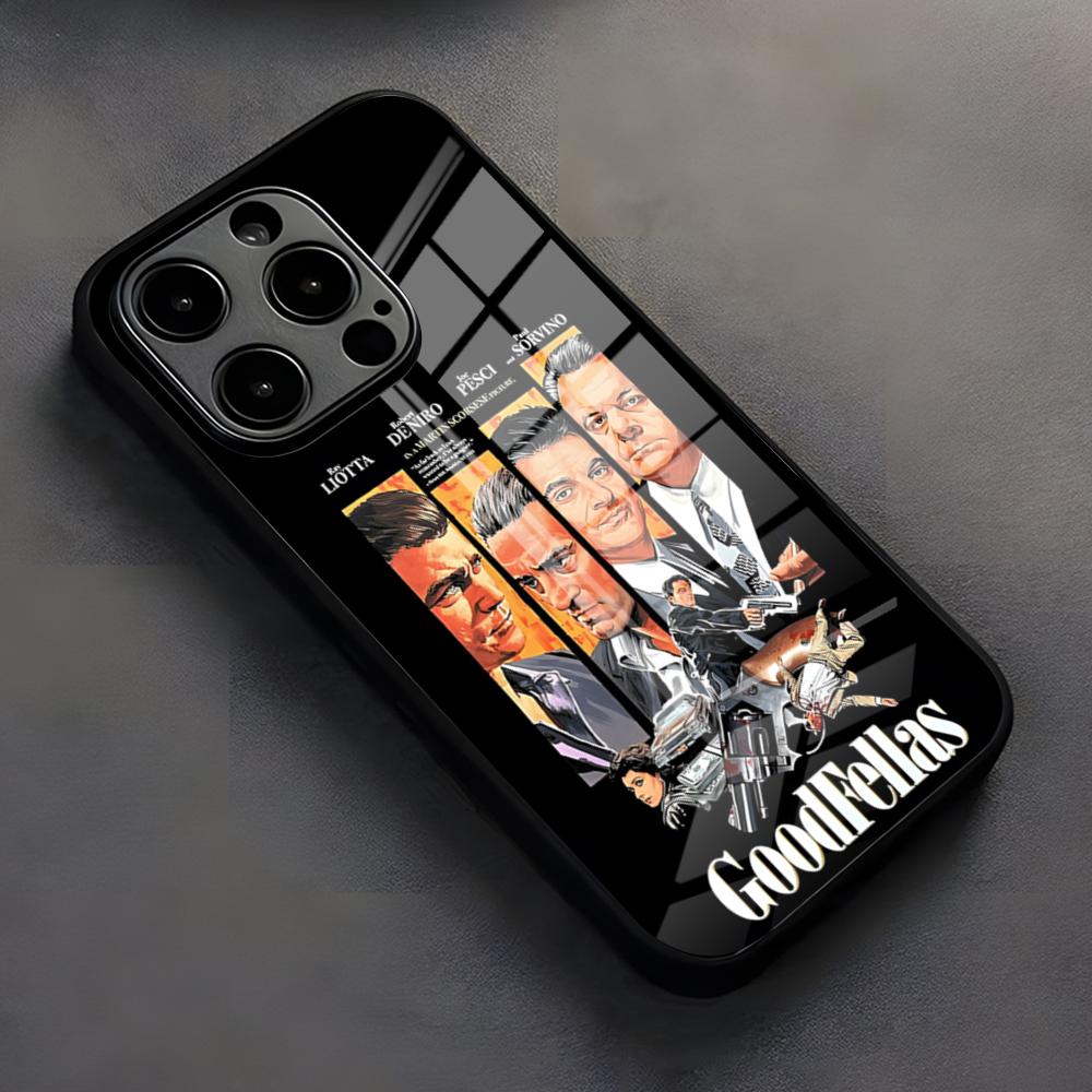 Classic Movie Goodfellas Phone Case For IPhone 17 Pro Max 16 15 14 Pro Max 13 11 X Xs Xr 8 7Plus Glass Cover