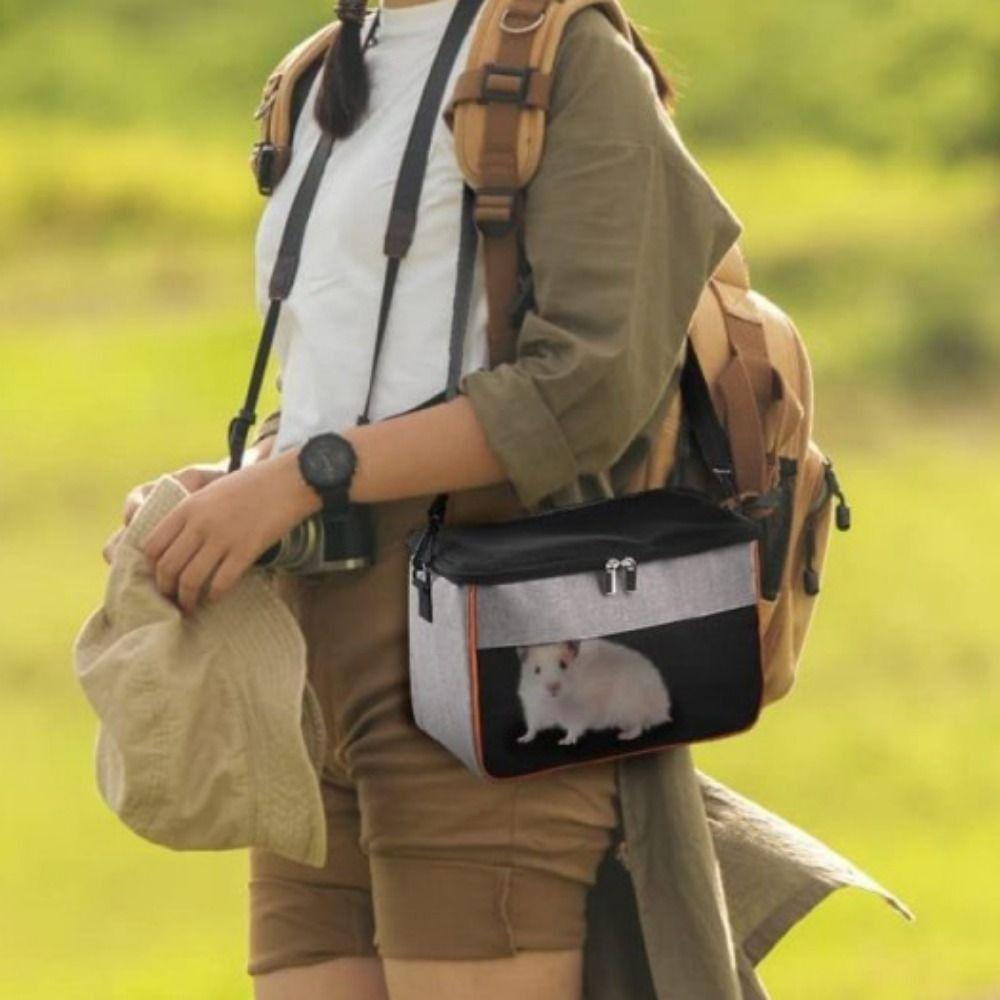 For Lizard Rat Squirrel Hamster Outgoing Bag Guinea Pig Travel Bag Hamster Carry Bag Parrot Carrier