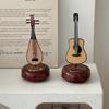 Vintage Decorative Music Box Featuring a Violin Guitar And Pipa Perfect As a Birthday Gift Or Classic Ornament