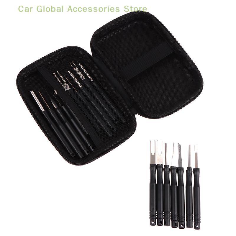 18Pcs Car Terminal Removal Kit Repair Inspection Tools Auto Cable Plug Remove Pin Puller Electrical Wire Crimp Disassembly