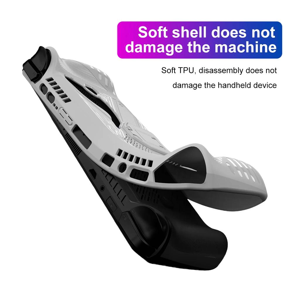 For ASUS ROG ALLY X Game Console Soft Protective Case Cover Shockproof Drop-proof Non-Slip All-round Protection Game Accessories