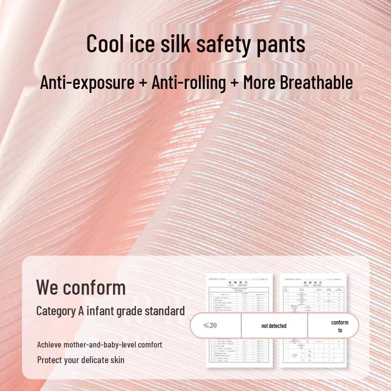 Langsha Girls' Ice Silk Breathable Safety Underwear Shorts (2-Pack)