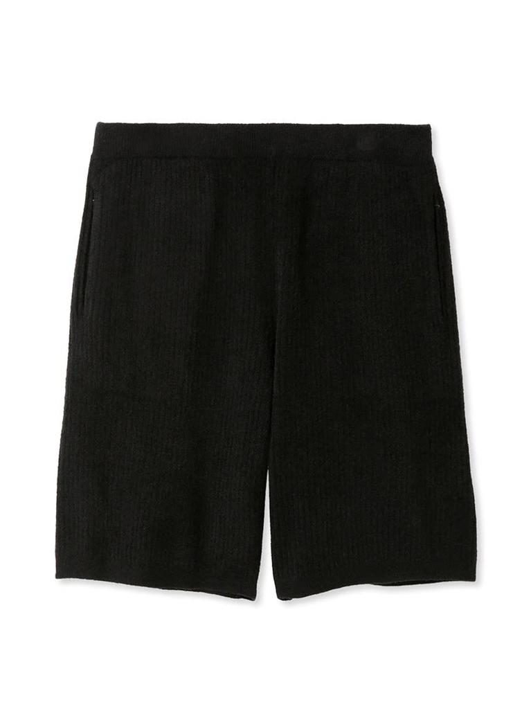 Gelato Pique JOEL ROBUCHON HOMME Smooth Rib Shorts PMNP232052 Black Men's