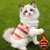 Doppelseitige Samt-Welpen-Winterweste Weicher Plüsch Katzen-Hoodies Neue Hundekleidung Outdoor