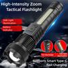 with Power Display Strong Light Flashlight COB Side Light Camping Lantern  Emergency Lighting