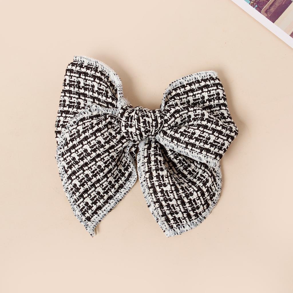 New Children's Hair Accessories Dovetail Bow Hairpin baby Bangs Side Top Clip Headwear Girls Kids Hair Accessories