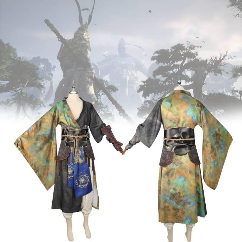 Elegant Black Myth Wukong Cosplay Attire Vintage Inspired Costume For Performances