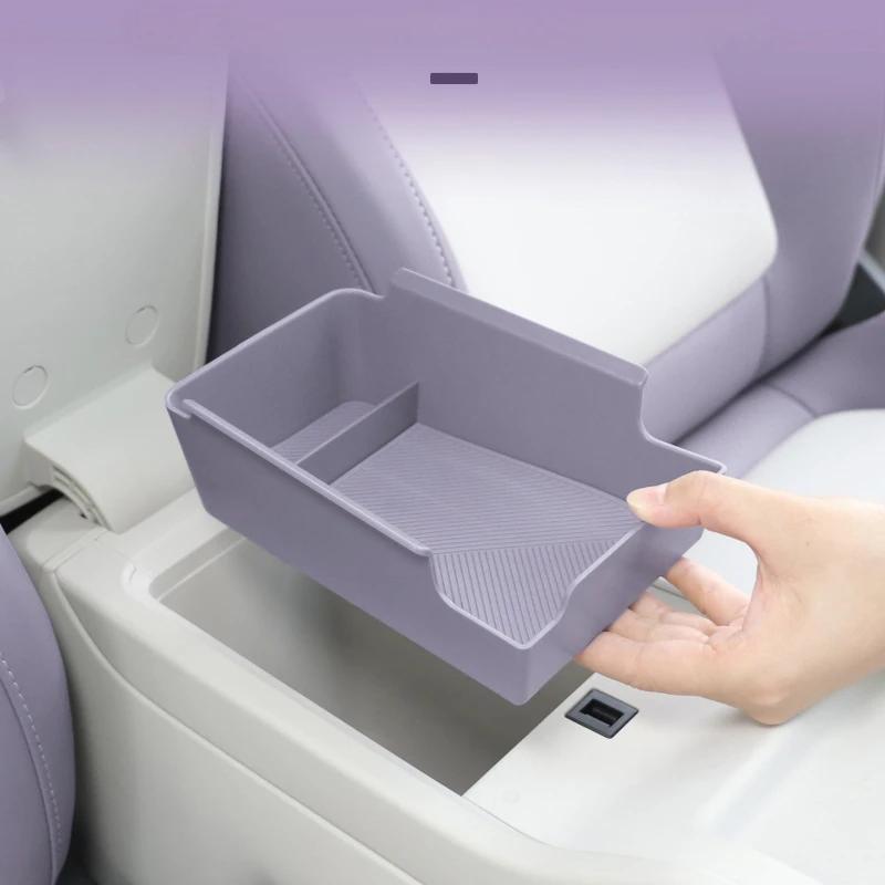 For MG MG4 2026 ABS Central Control Armrest Box Storage Box Organize Original Car Color Interior Modified Accessories