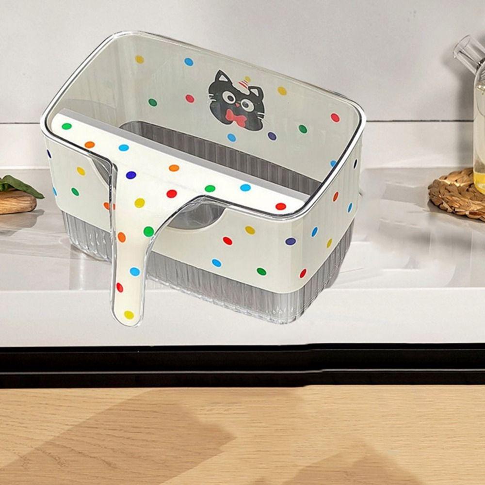 Space Saving Cabinet Door Compost Bin Cartoon Food Waste Bin Kitchen Wastebasket  Camping