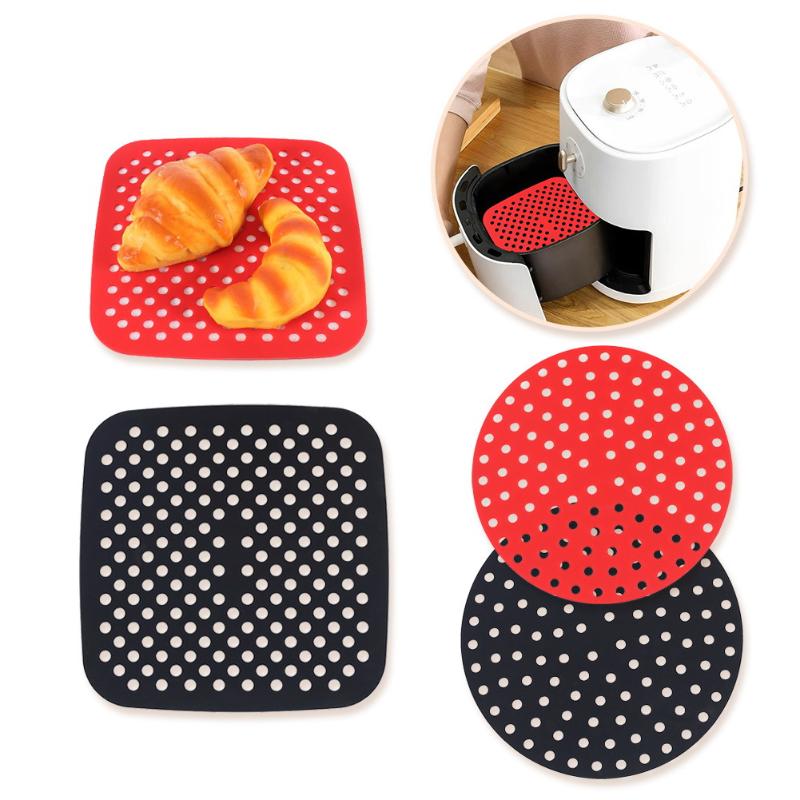 High Quality Air Fryer Silicone Mat Kitchen Accessories Nonstick Baking Mat Pastry Tools Accessories Bakeware Oil Mats