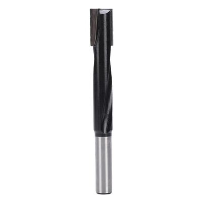 Spiral Cleaning Bottom Router Bit 12mm Shank Carbide Cutter End Mill for Wood Woodworking