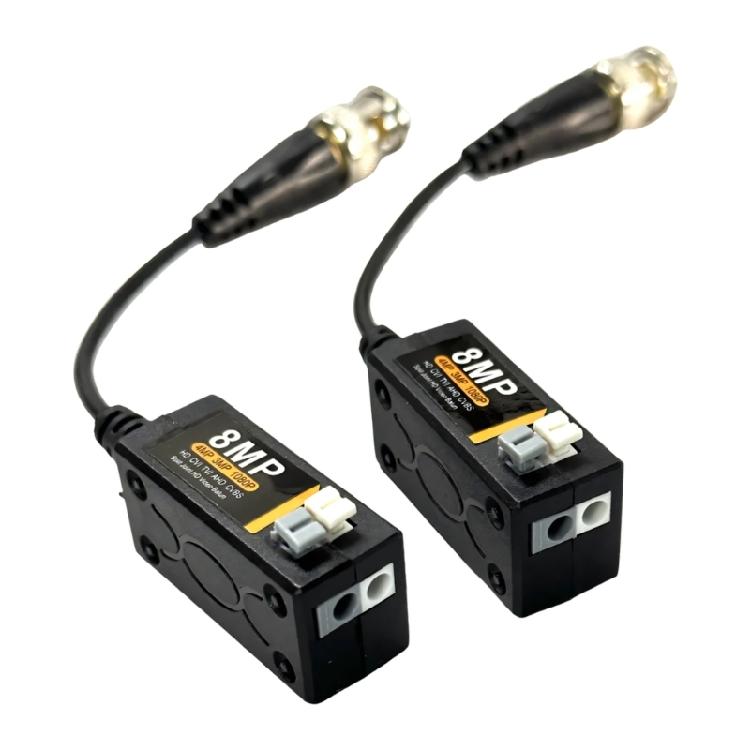 

Professional BNC To Ethernet Balun Supports Clear 8MP Resolution For Security Systems