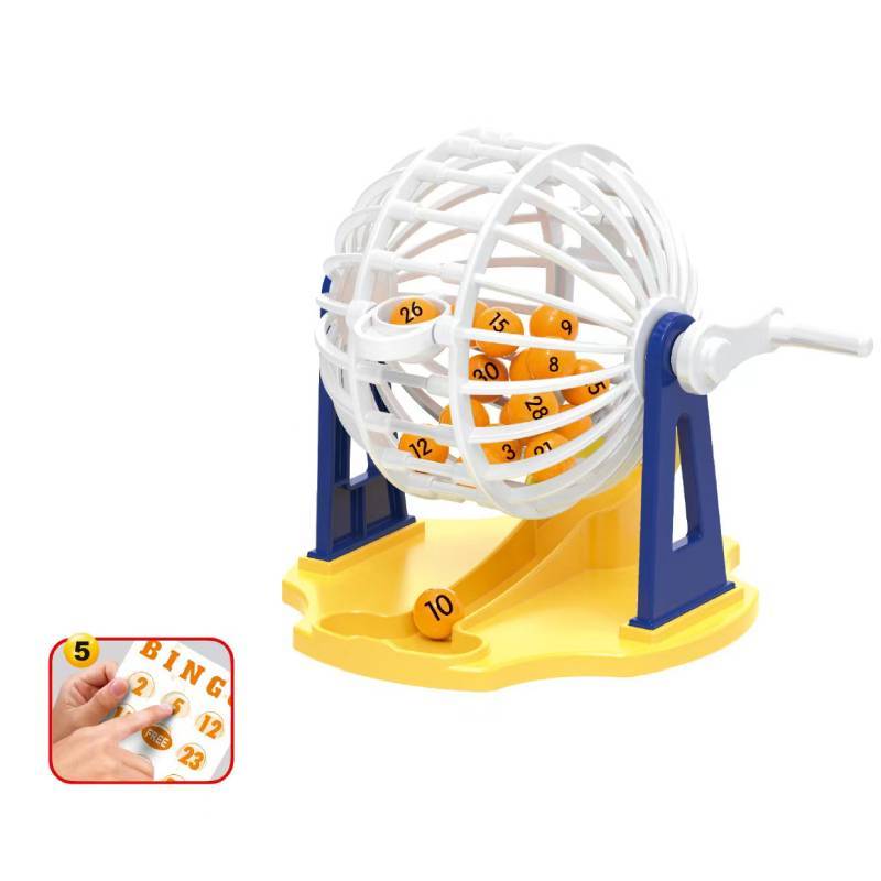 Mini Lottery Machine For Kids With Interactive Bingo Game Playful Toy For Family Entertainment