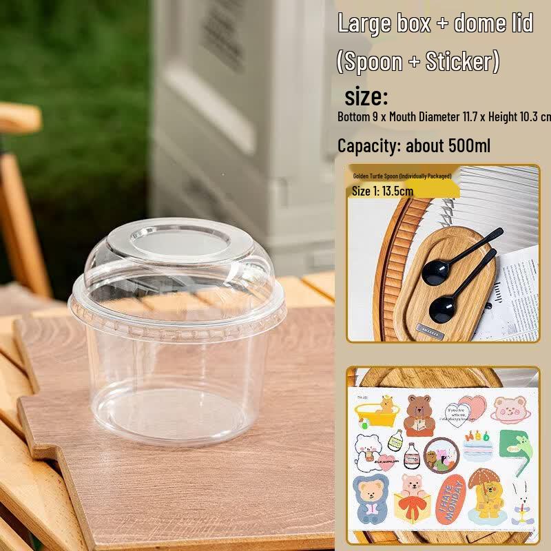 Large Thickened Disposable Dessert Bowl Kit