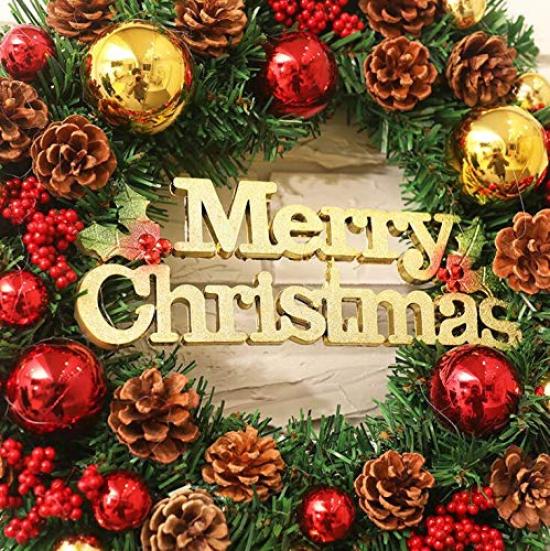 Christmas Wall with Christmas Art Good with Pine Entrance Door Christmas Tree Wedding Housewarming Moving Farewell Christmas Photography Tools Wreath,