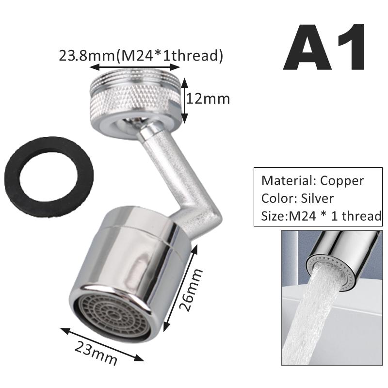 

Универсальный кухонный кран Coper 720° с вращающимся фильтром-разбрызгивателем, гибкая насадка-удлинитель для крана в ванной комнате, насадка для пены