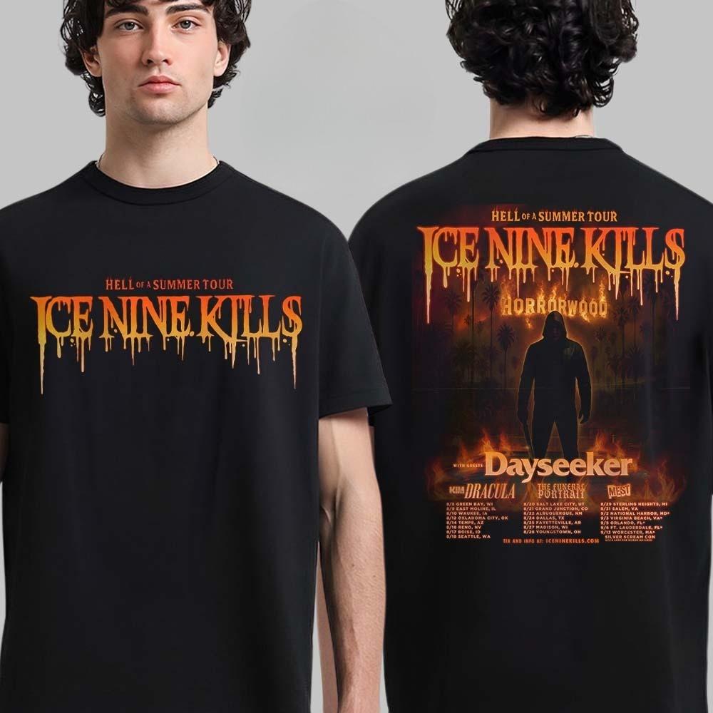 Rare Ice Nine Kills When We Were Young Festival 2025 Exclusive Merch Tee On October 18-19 2025 In Las Vegas Jason T-Shirt