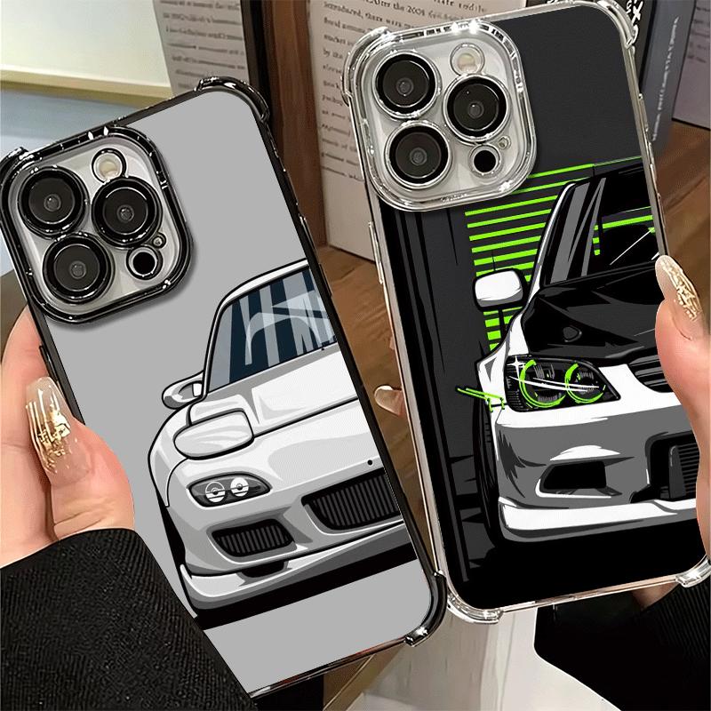 Simple Japanese Sports Cars Pattern Soft Phone Case For Xiaomi Poco X7 X8 Pro Max X6 X5 X3 F8 Ultra F7 M8 M7 M5S Redmi 15C 15A 1