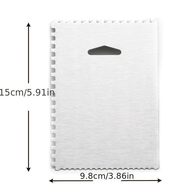 

1Pieces Stainless Steel Cake Scraper Cakes Cream Flatner Scrapers DIY Baking Tool Kitchen Gadgets Outdoor tableware серебряный