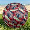 Manchester United F.C Print Size 5 Soccer Ball, PU Wear Resistant Football for Match Training and Daily Practice, Birthday Gift for Soccer Fans