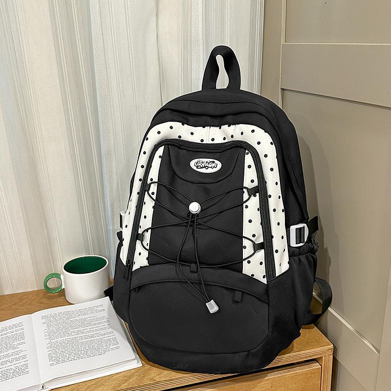Bag Female Cross Rope Japanese I High Value Sweet Junior High School Student Schoolbag Love Casual Backpack