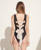 Loe Sage Black Lace-Up Swimsuit