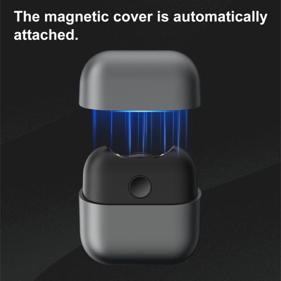 Electric Nail Trimmer Polisher Portable Automatic Nail Clipper with LED Light Kids Adults Seniors