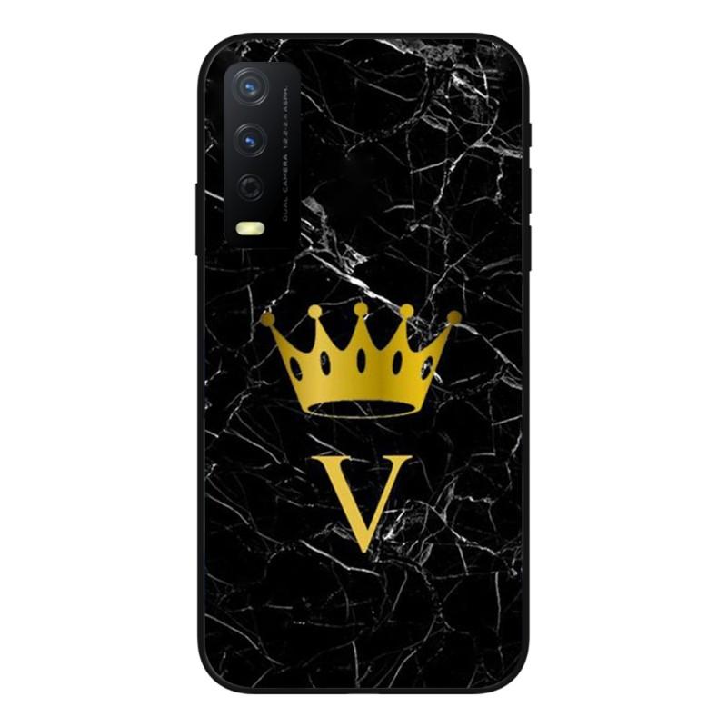 

Чохол для телефону Cool Letter Marble Crown для VIVO Y95 Y93 Y31 Y20 V19 V17 V15 Pro X60 NEX М який чорний чохол для телефону VIVO Y93