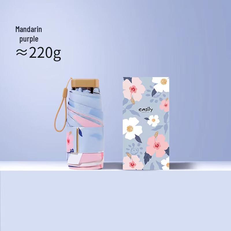 Easily Compact Six-Fold Sun Umbrella