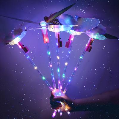 5Pcs Leuchtende Fee Zauberstab Party Beleuchtet Spielzeug Stick Geschenk Blinkende