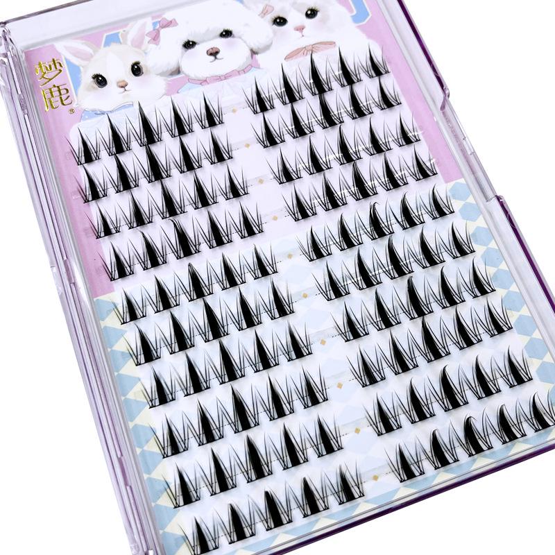 Dream Deer Barbie Dense Curl Comic Eye Rabbit-like False Eyelash Clusters C