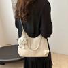 New summer fashion shoulder bag messenger bag simple casual soft surface large capacity commuter bag women's versatile