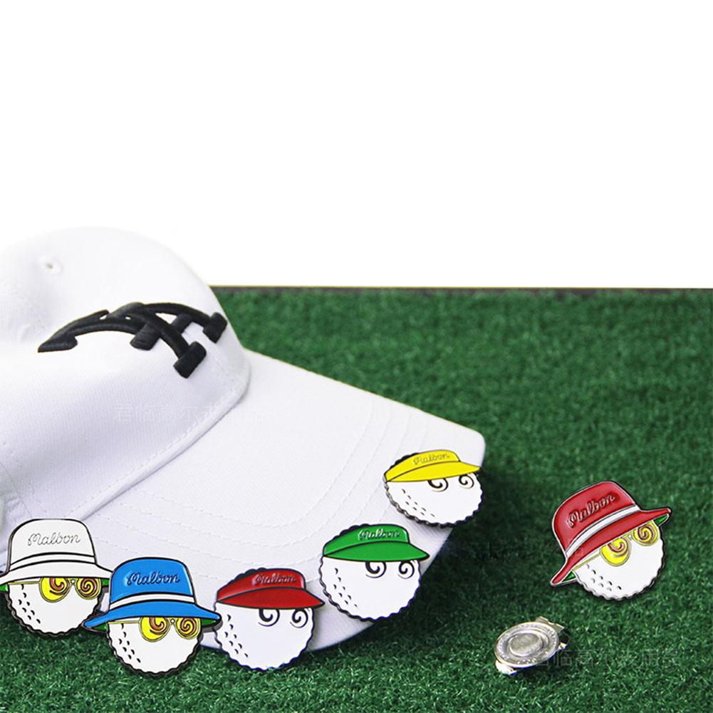 Clip per cappello da golf Segnalini da golf Magnetici staccabili Lega di zinco Antiruggine Etichette per palline Regali per cintura tasca