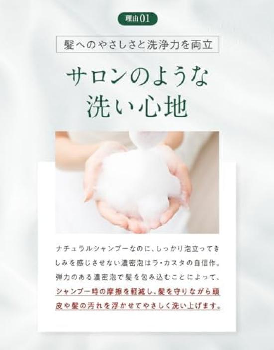 La CASTA Aroma Esthe Hair Soap 21 for Shiny Made In Natural Aroma Refill, Organic, 600ml, Smooth, Hair, Japan,