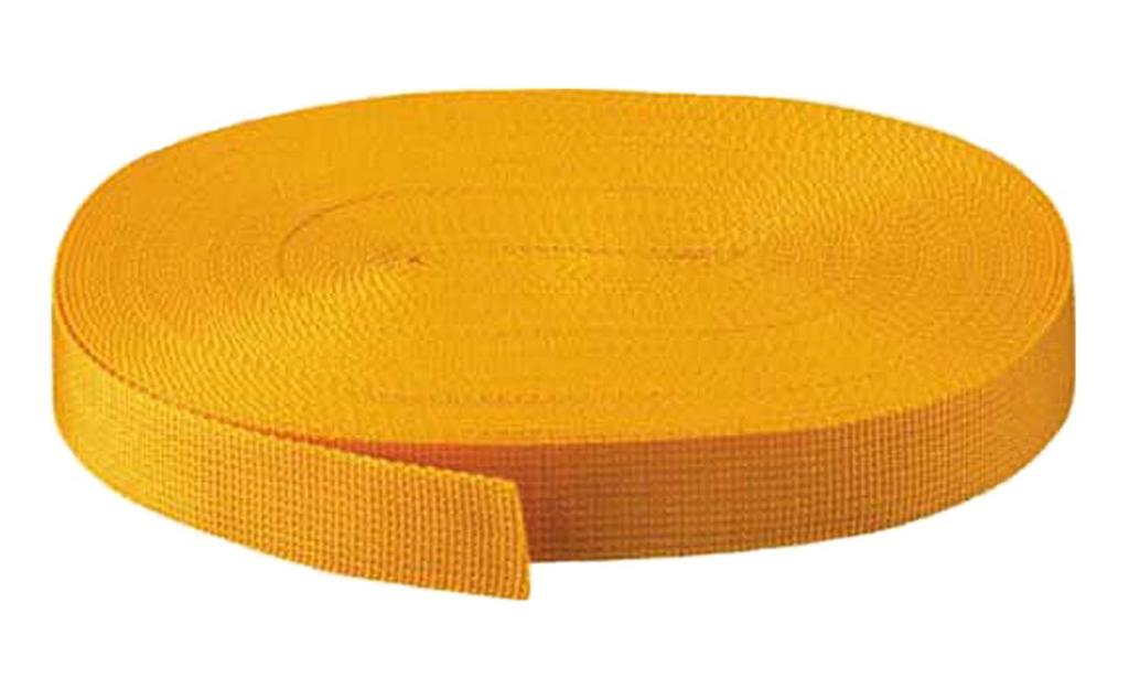 TRUSCO PP 50mm X Belt, 20m, Yellow, PPB5020-Y